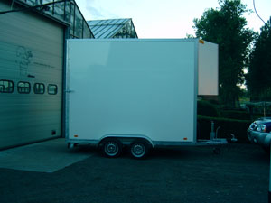 Transport met Deens containers